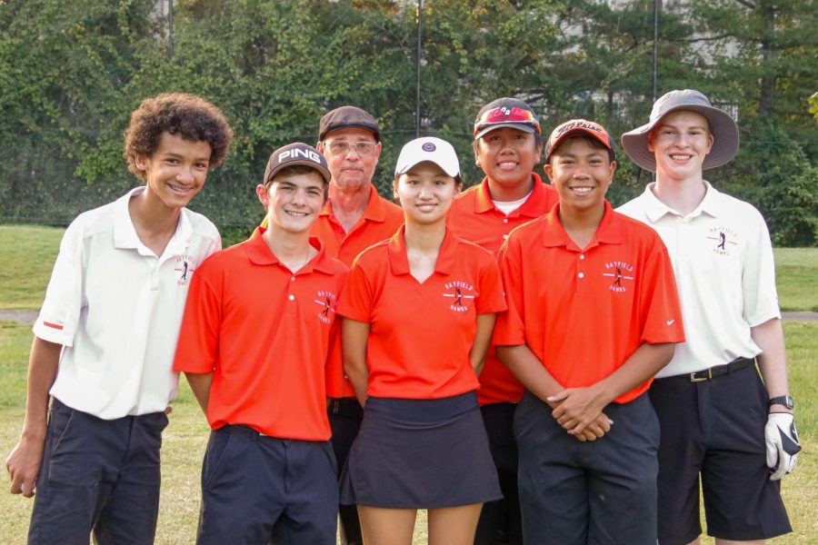 Team Picture of Hayfields 2021 Golf Team
